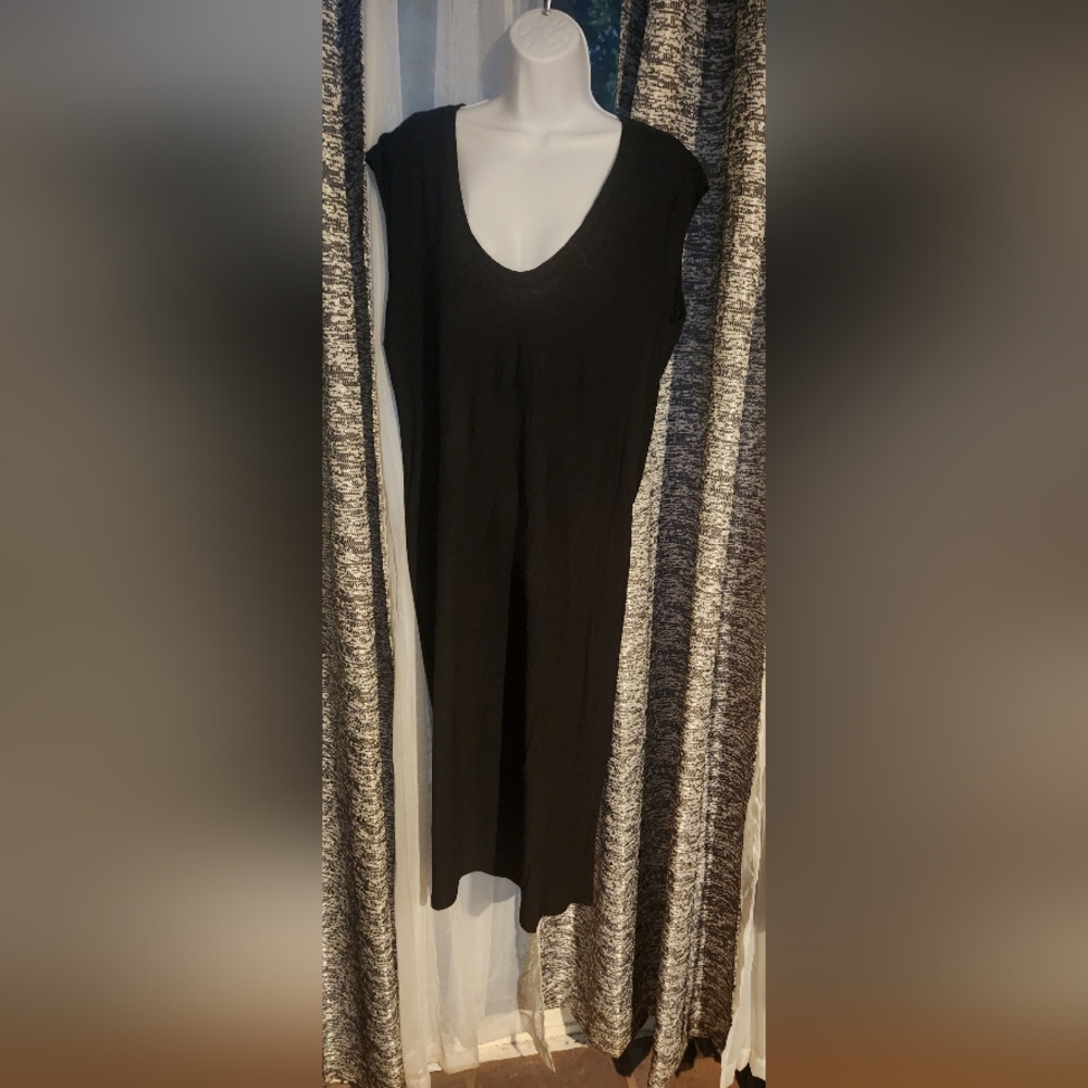 BLACK SHIRT DRESS SIZE SM
